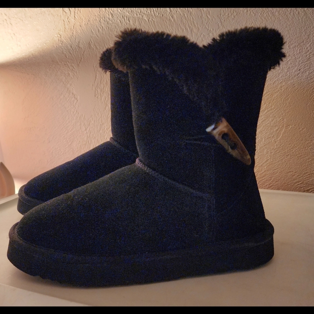 Style and Co Black Ankle Boots Size 5